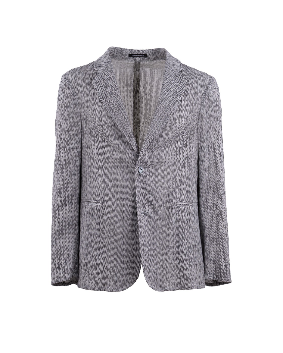 shop EMPORIO ARMANI  Giacca: Emporio Armani blazer monopetto in tessuto seersucker stampa chevron.
Blazer con rever su scollo realizzato in un tessuto leggerissimo di cotone dal finish seersucker che crea una serie di plissé appena percettebili. 
Stampa all over con emblematico motivo chevron.
Composizione: 99% Cotone 1% Elastan.
Fabbricato in Tunisia.. EM000142 TE14095-F0001 number 4393191